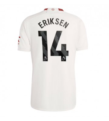 Manchester United Christian Eriksen #14 Tercera Equipación 2023-24 Manga Corta